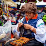 Plaza de ponchos / Square of ponchos