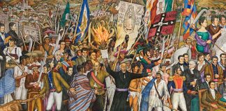 Historia de México (desde la independencia al II Imperio) Mural que resume la Historia de Mexico