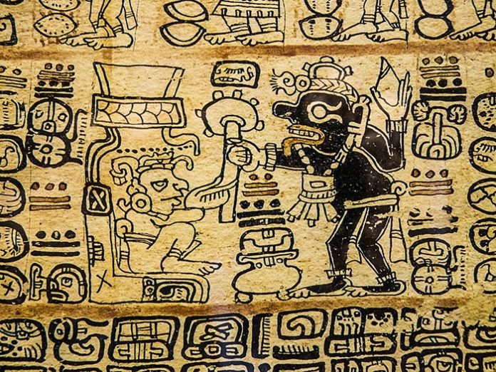 Dibujo Azteca. Los Aztecas han sido una parte fundamental de la historia de Mexico