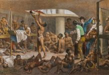 Historia de la esclavitud Barco de esclavos rumbo a América desde África