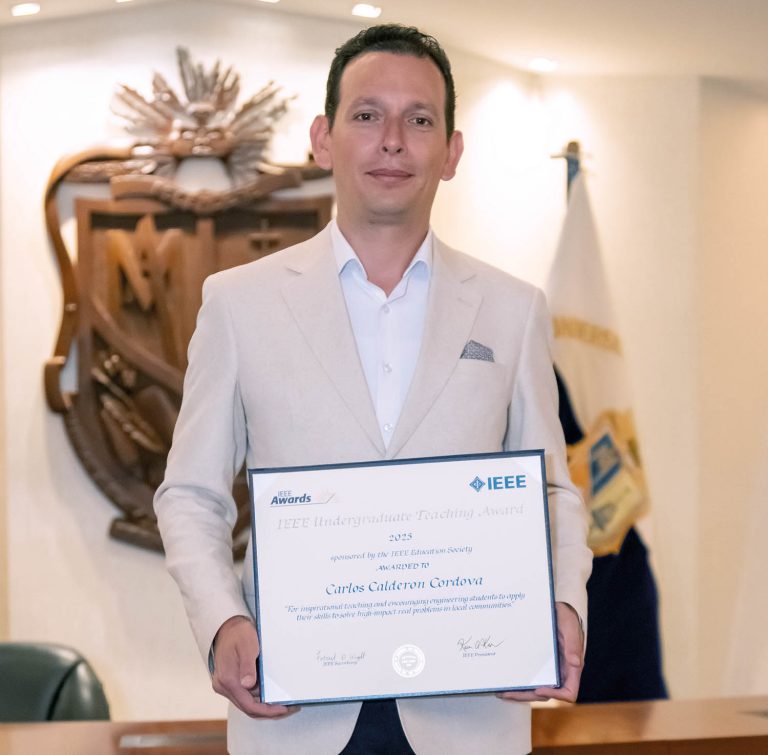 Carlos Calderón: un referente mundial en la enseñanza de Ingeniería